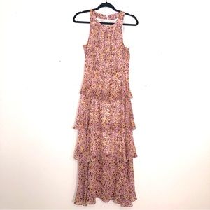 Tiered Floral Maxi Dress